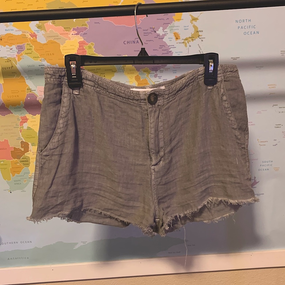 Mango brand linen shorts!
